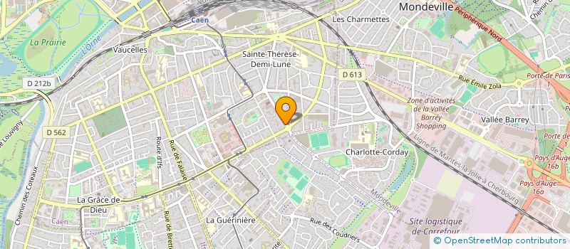 localisation de l'entreprise MADAME NICOLE PIERRET à CAEN
