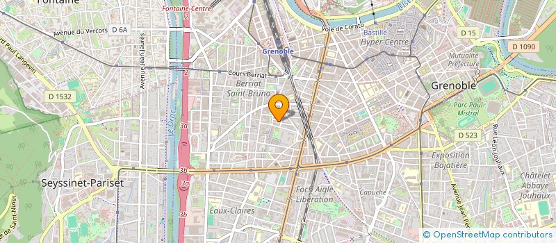 localisation de l'entreprise MADAME NICOLE PIQUIER  GRENOBLE