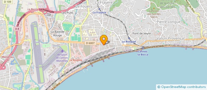 localisation de l'entreprise MADAME NICOLE PLAZA  CANNES