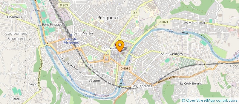 localisation de l'entreprise MADAME NICOLE PLESSI  PERIGUEUX