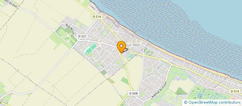 localisation de l'entreprise MADAME NICOLE POLIARD  LION-SUR-MER