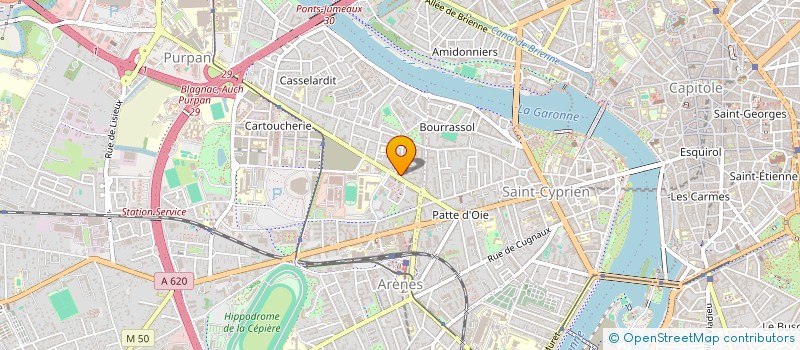 localisation de l'entreprise MADAME NICOLE POLONI  TOULOUSE