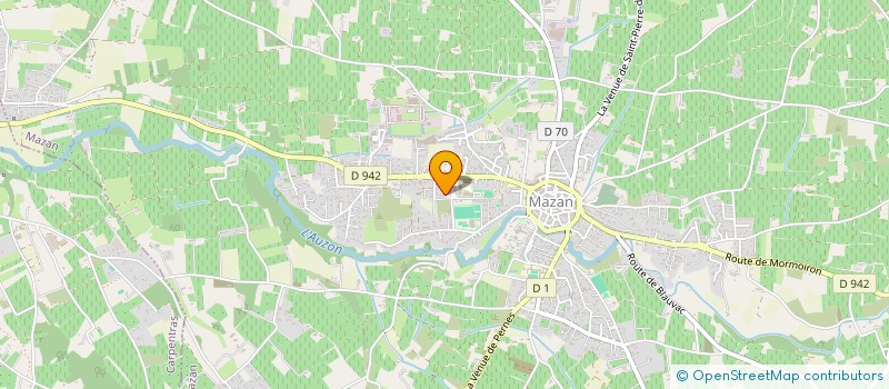 localisation de l'entreprise MADAME NICOLE PONCE  MAZAN
