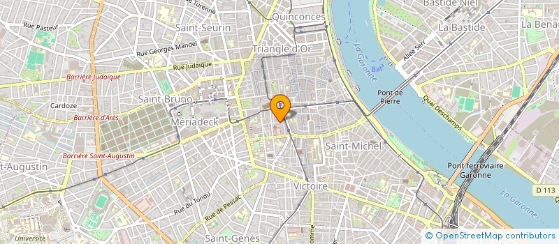 localisation de l'entreprise MADAME NICOLE PONCELET à BORDEAUX