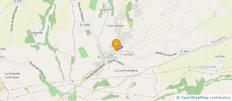 localisation de l'entreprise MADAME NICOLE POULAIN  BONNEBOSQ