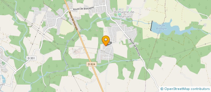 localisation de l'entreprise MADAME NICOLE POZO  BRETAGNE-DE-MARSAN