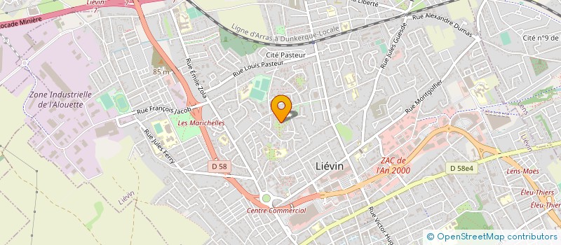 localisation de l'entreprise MADAME NICOLE PROSTAK  LIEVIN