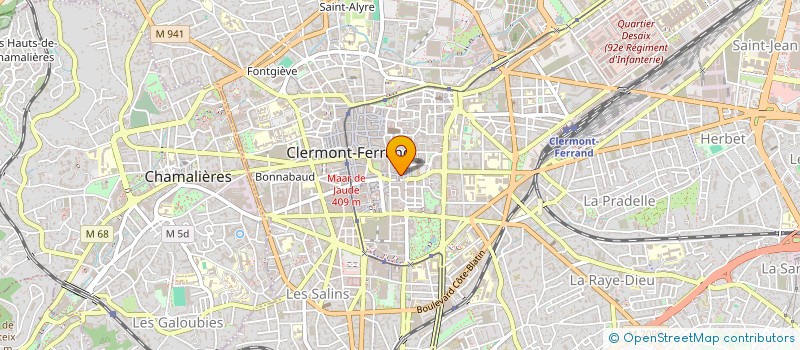 localisation de l'entreprise MADAME NICOLE PROVIN  CLERMONT-FERRAND