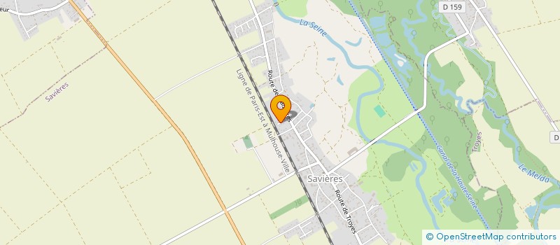 localisation de l'entreprise MADAME NICOLE QUENTIN  SAVIERES