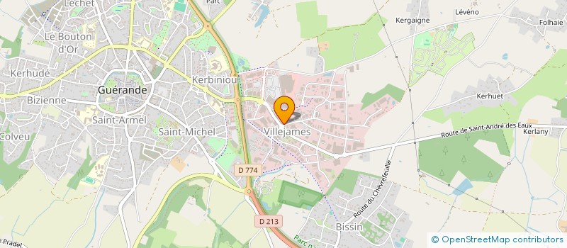 localisation de l'entreprise MADAME NICOLE QUONIAM  GUERANDE