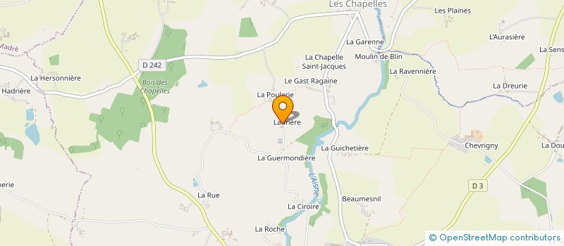 localisation de l'entreprise MADAME NICOLE RAISON  CHEVAIGNE-DU-MAINE