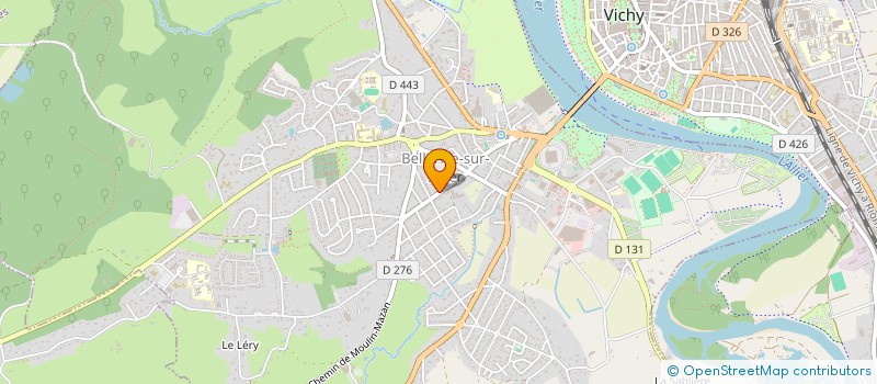 localisation de l'entreprise MADAME NICOLE RANDOING  BELLERIVE-SUR-ALLIER