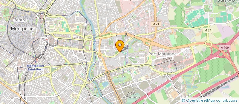 localisation de l'entreprise MADAME NICOLE RATTIN à MONTPELLIER