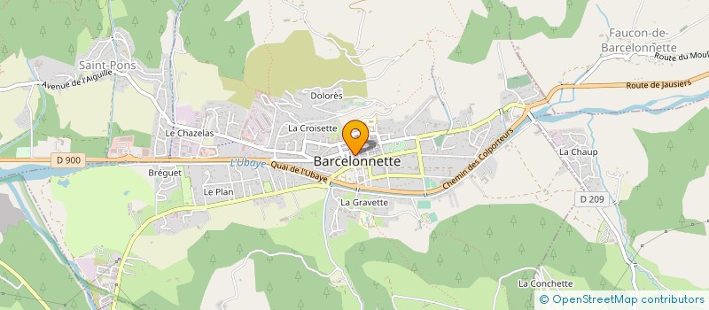 localisation de l'entreprise MADAME NICOLE RAYMOND à BARCELONNETTE