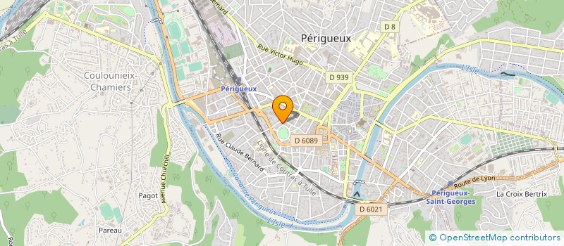 localisation de l'entreprise MADAME NICOLE RAYMOND  PERIGUEUX