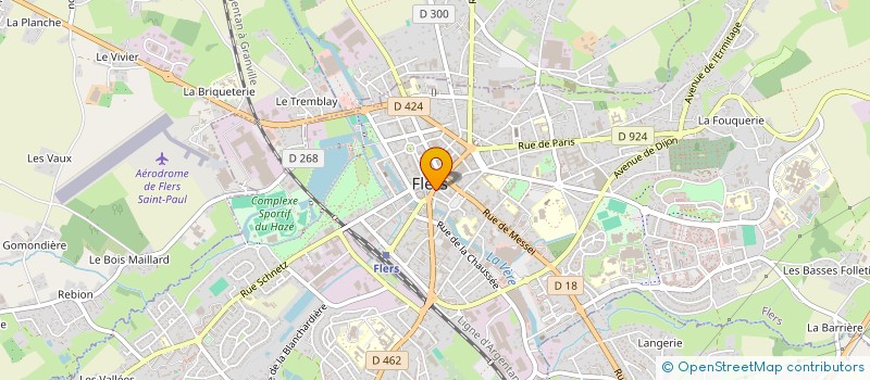 localisation de l'entreprise MADAME NICOLE REBUT à FLERS