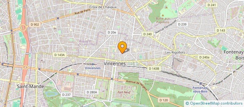 localisation de l'entreprise MADAME NICOLE RENARD à VINCENNES