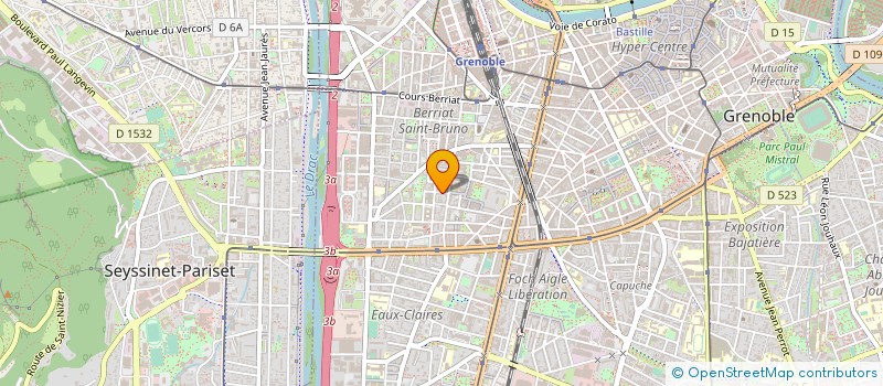 localisation de l'entreprise MADAME NICOLE RENEE TRIPLETT à GRENOBLE