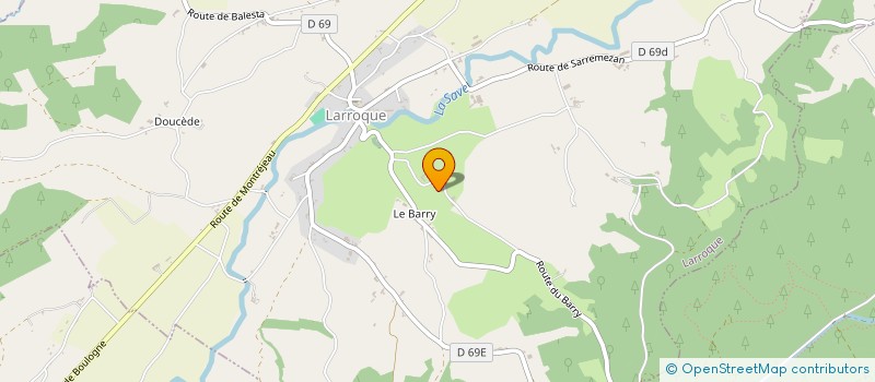 localisation de l'entreprise MADAME NICOLE REULET  LARROQUE