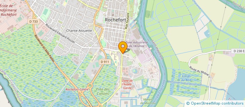 localisation de l'entreprise MADAME NICOLE REYNIER  ROCHEFORT