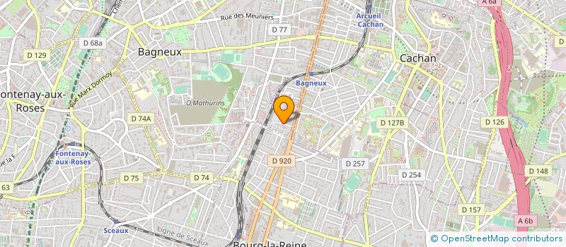 localisation de l'entreprise MADAME NICOLE RICCOBENE à BAGNEUX