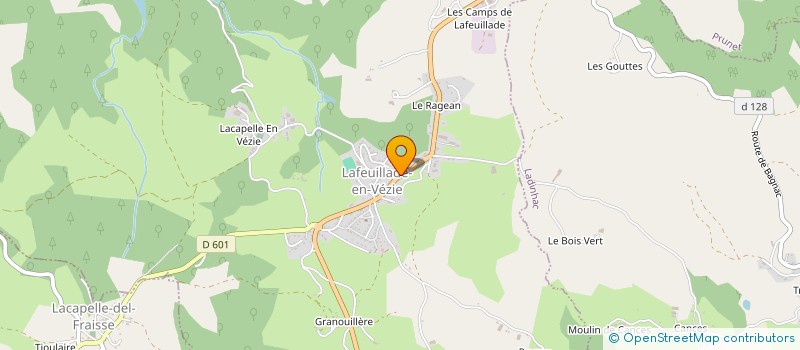localisation de l'entreprise MADAME NICOLE RICROS à LAFEUILLADE-EN-VEZIE