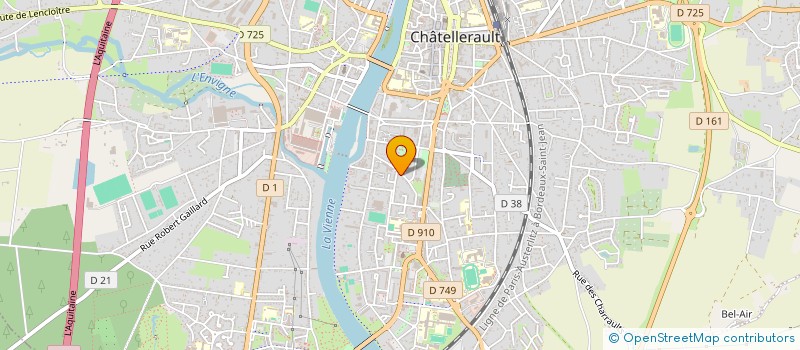 localisation de l'entreprise MADAME NICOLE RIMBAULT  CHATELLERAULT