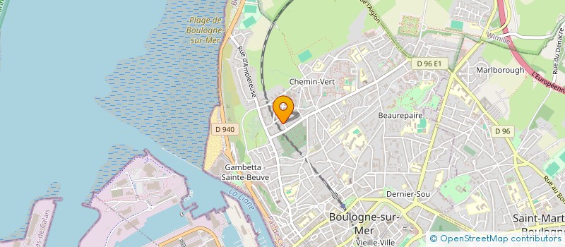 localisation de l'entreprise MADAME NICOLE RINGUET  BOULOGNE-SUR-MER