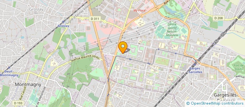 localisation de l'entreprise MADAME NICOLE RIOCHE à SARCELLES