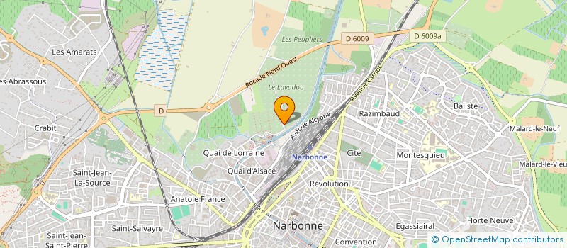 localisation de l'entreprise MADAME NICOLE RIVIERE  NARBONNE