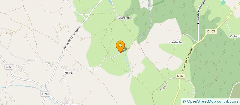 localisation de l'entreprise MADAME NICOLE RIVIERE  LALBENQUE