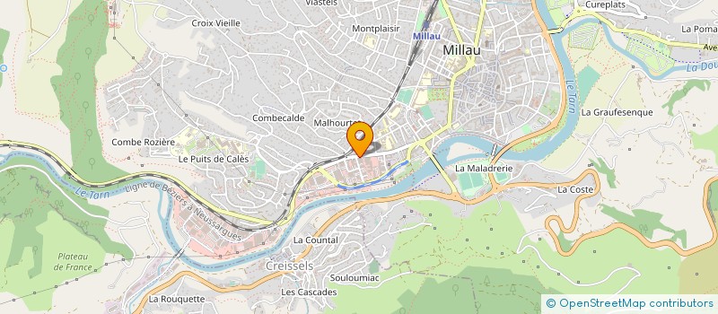 localisation de l'entreprise MADAME NICOLE ROBERT à MILLAU