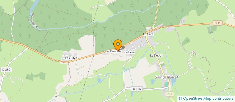 localisation de l'entreprise MADAME NICOLE ROBIN  SAINT-HILAIRE