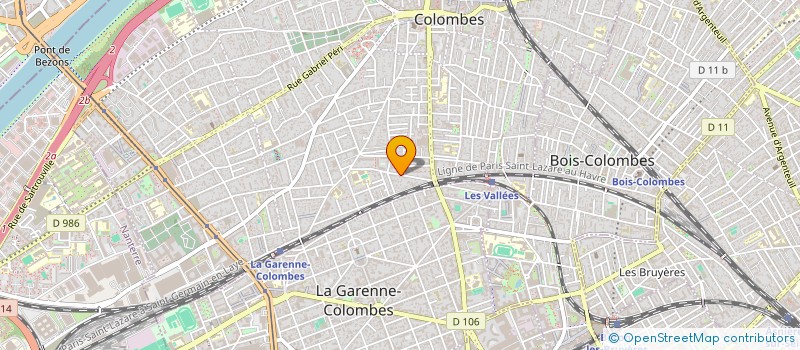 localisation de l'entreprise MADAME NICOLE ROBINSON à COLOMBES