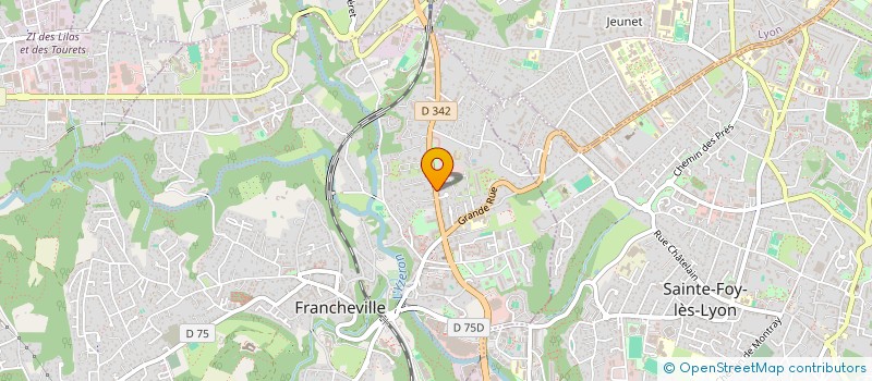 localisation de l'entreprise MADAME NICOLE ROCHEDIX  FRANCHEVILLE