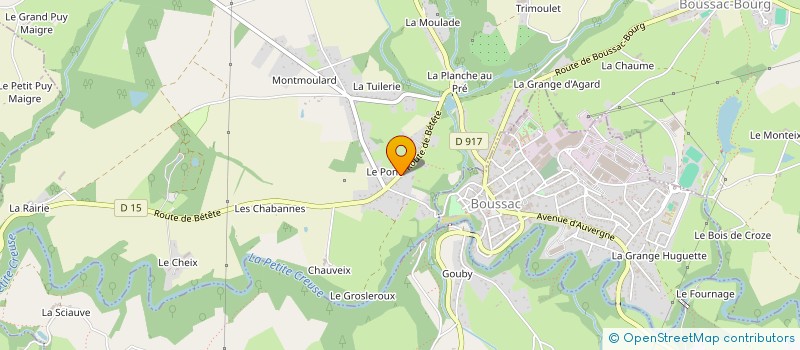 localisation de l'entreprise MADAME NICOLE ROCHET à BOUSSAC-BOURG