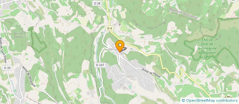 localisation de l'entreprise MADAME NICOLE ROJAHN  VENASQUE