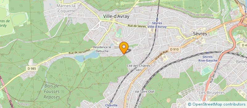 localisation de l'entreprise MADAME NICOLE ROSALA  VILLE-D'AVRAY