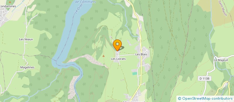 localisation de l'entreprise MADAME NICOLE ROUDIER  MONTEYNARD