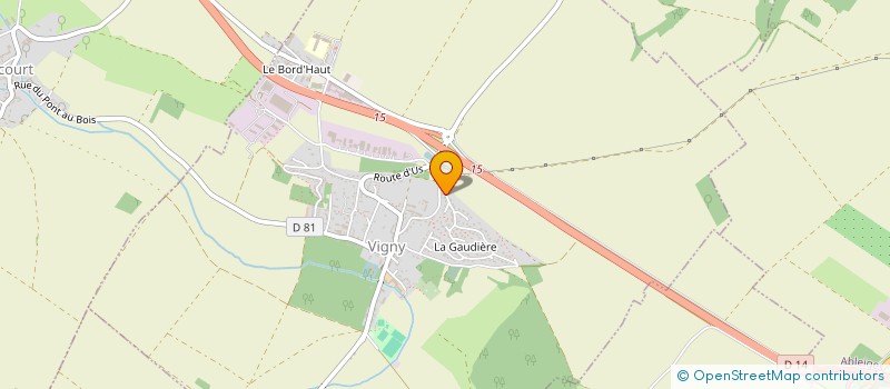 localisation de l'entreprise MADAME NICOLE ROUILLE  VIGNY