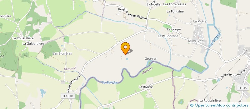 localisation de l'entreprise MADAME NICOLE ROUSSEL à MIEUXCE