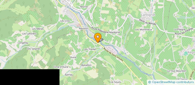 localisation de l'entreprise MADAME NICOLE ROUX  QUINCIE EN BEAUJOLAIS