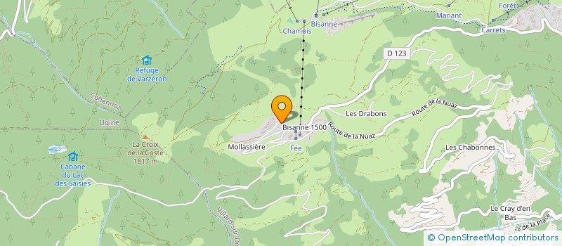 localisation de l'entreprise MADAME NICOLE ROUX  VILLARD-SUR-DORON