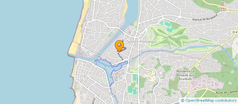 localisation de l'entreprise MADAME NICOLE ROUZIE  SOORTS-HOSSEGOR