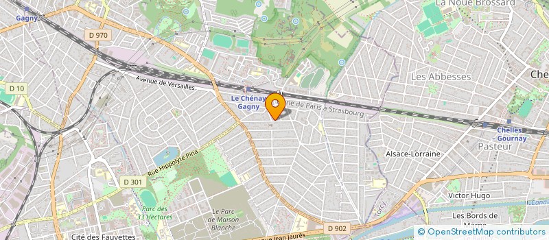 localisation de l'entreprise MADAME NICOLE RUSSIER à GAGNY