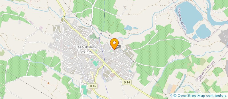 localisation de l'entreprise MADAME NICOLE SABATIER à CAZOULS-LES-BEZIERS