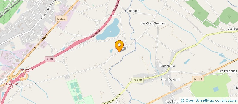 localisation de l'entreprise MADAME NICOLE SALAVIALE  MONTAUBAN