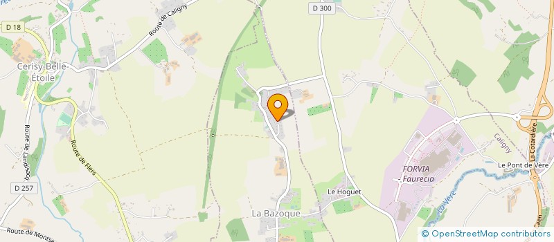 localisation de l'entreprise MADAME NICOLE SALLE à LA BAZOQUE