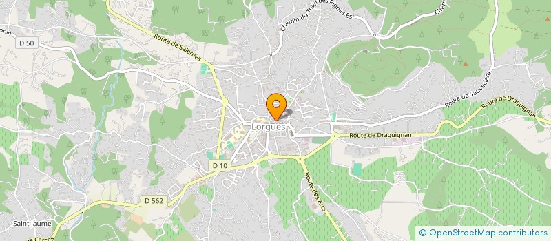 localisation de l'entreprise MADAME NICOLE SALVATICO  LORGUES