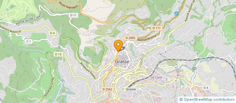 localisation de l'entreprise MADAME NICOLE SAQUET à GRASSE